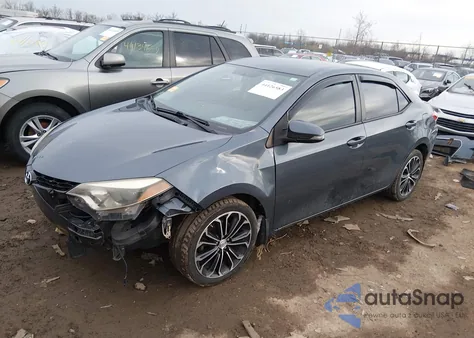 2014 Toyota Corolla S Plus из США, поврежденный, VIN 2T1BURHE3EC134872